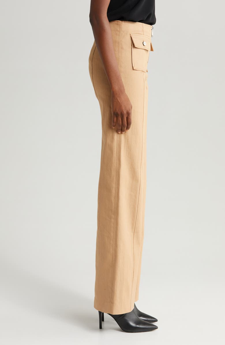 Cinq à Sept Azure Wide Leg Pants, Alternate, color, Sahara