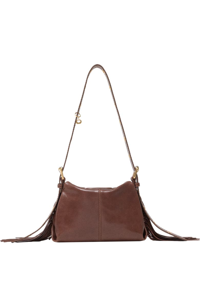 maje Miss M mini bag in vintage leather, Alternate, color, Brown