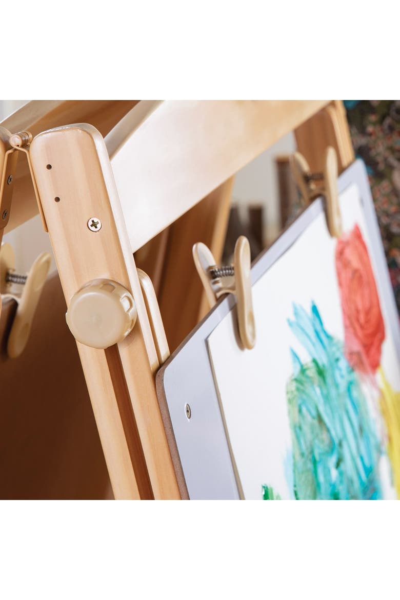 2-Sided Adjustable Easel, Alternate, color, White