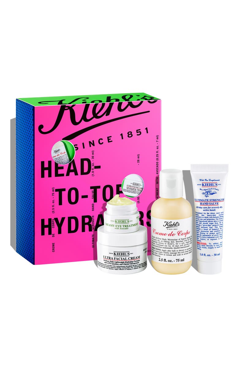 Kiehl's Since 1851 Head-to-Toe Hydrators Set $68 Value, Main, color, 