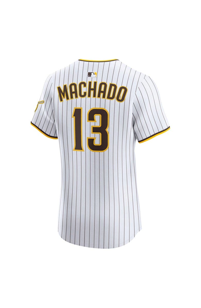 Nike Men's Nike Manny Machado White San Diego Padres Home Elite Player Jersey, Alternate, color, White
