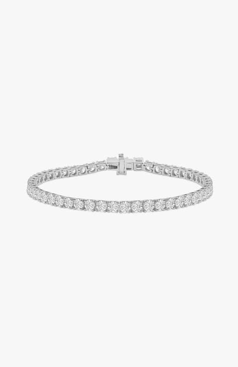 14K Gold Lab Diamonds 5 Carats The Classic Tennis Bracelet