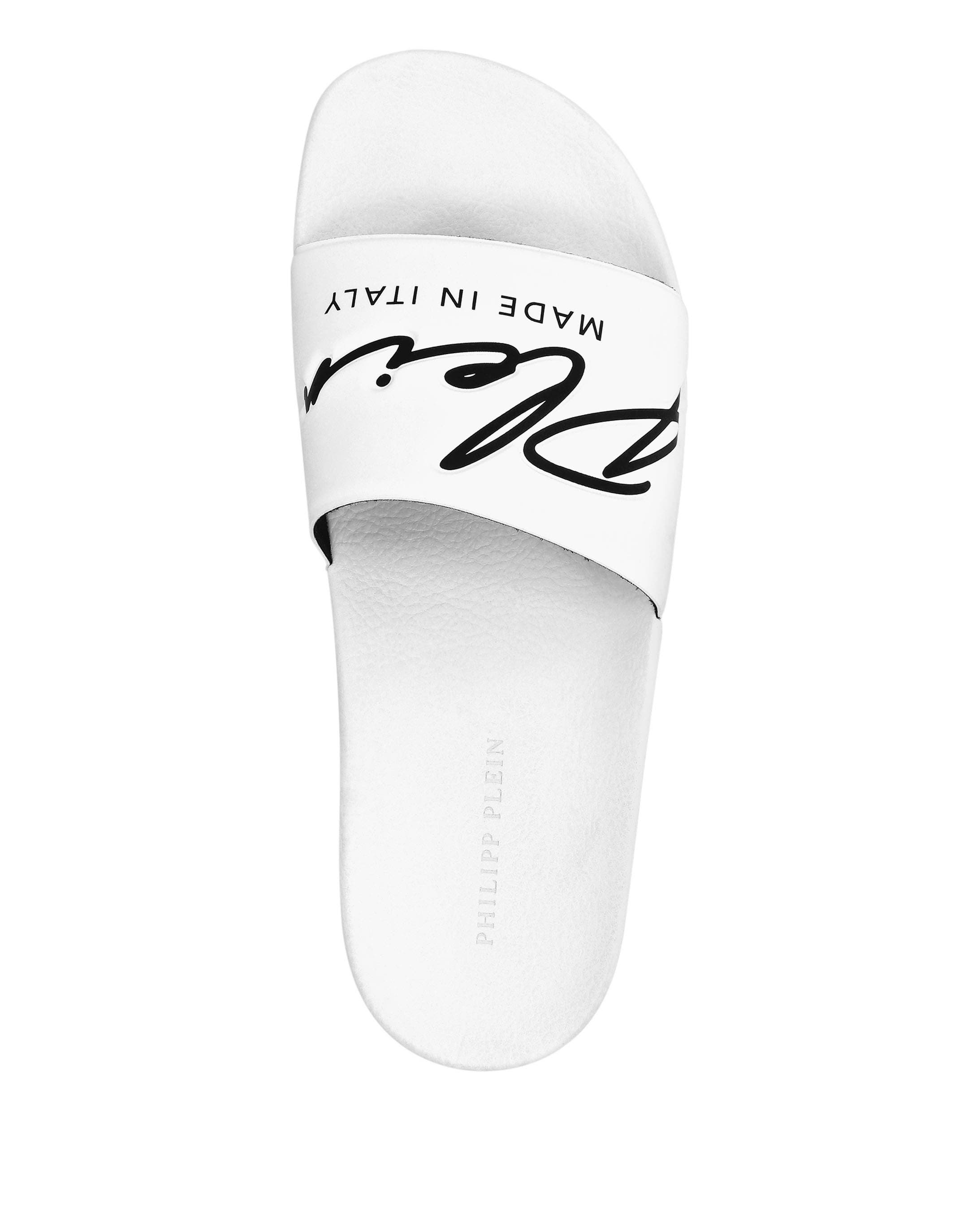 Slippers Unisex, Alternate, color, white