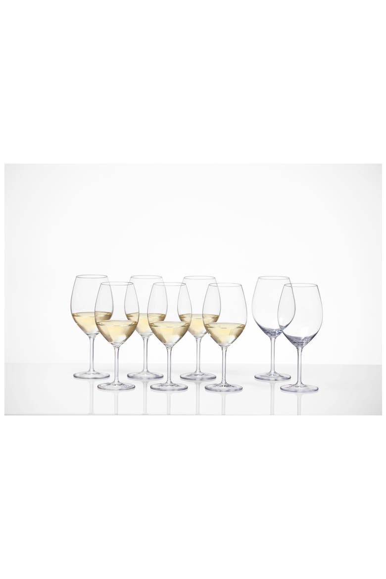 Schott Zwiesel Set of 6 Cru Classic Full Body White Wine Glasses, Alternate, color, CLEAR