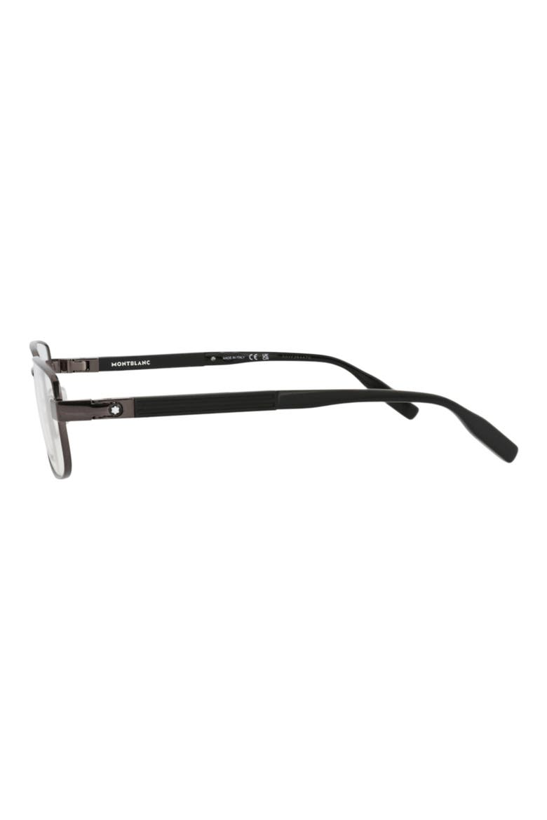 58mm Rectangular Optical Glasses, Alternate, color, RUTHENIUM BLACK