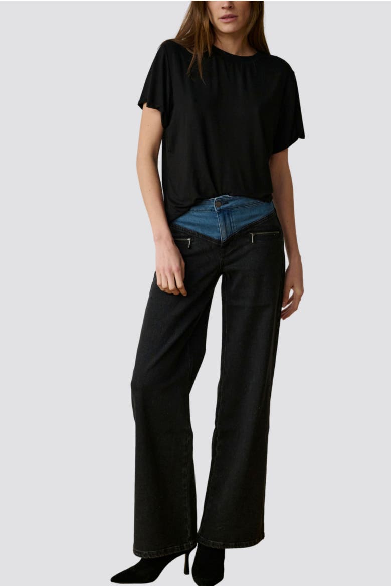 Ava Contrast Jean, Alternate, color, Doyers St.