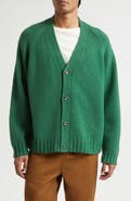 The Elder Statesman Oak Cashmere V-Neck Cardigan