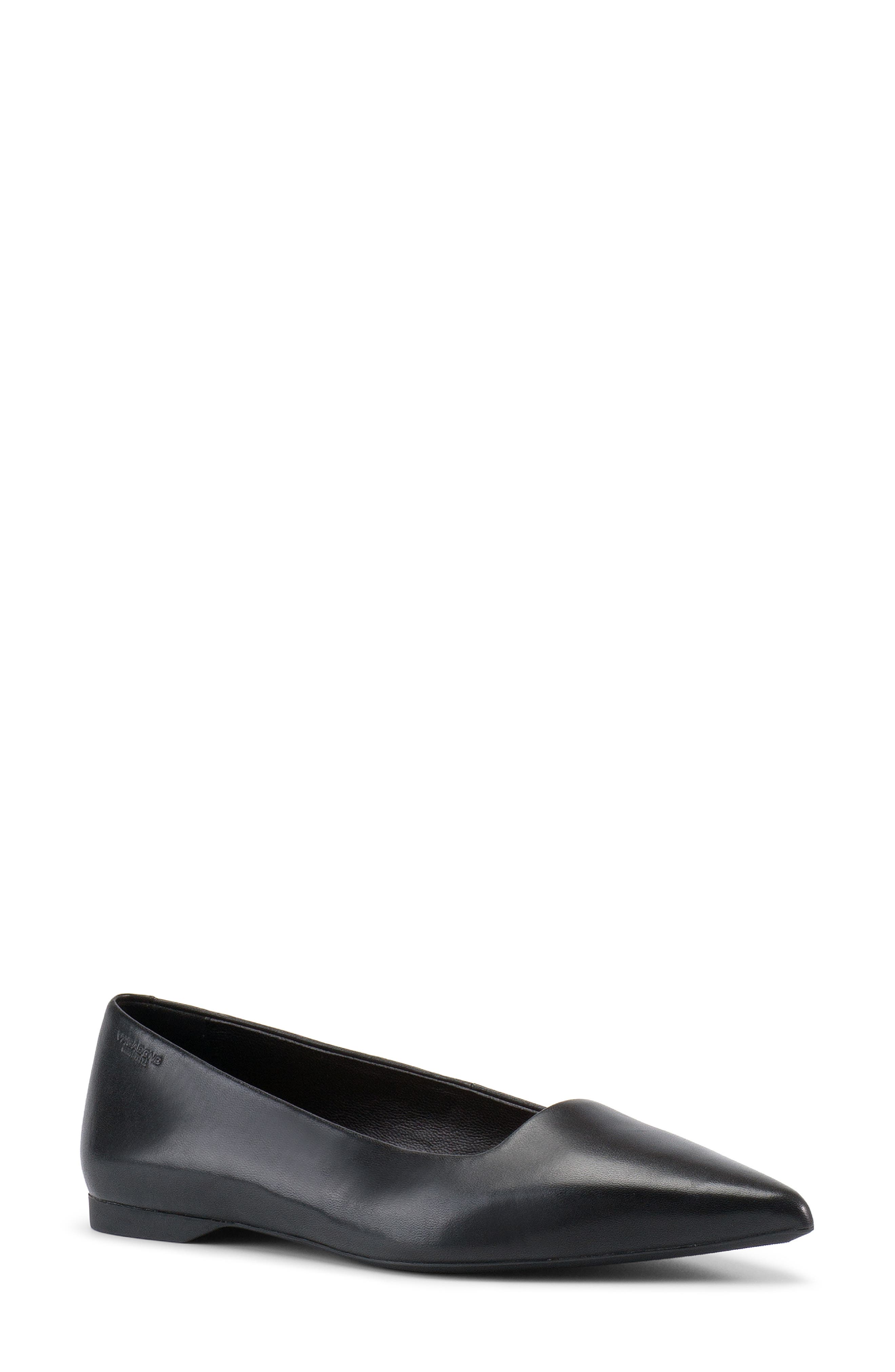 Vagabond Shoemakers Hermine Pointed Toe Flat, Main, color, Black