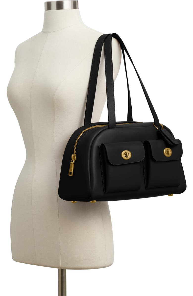 COACH The Originals Waxed Smooth Leather Shoulder Bag, Alternate, color,