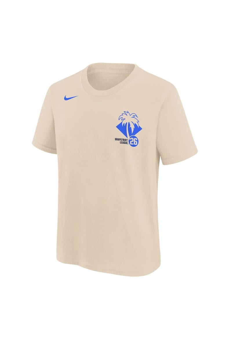 Youth Nike Natural 2026 Spring Training Grapefruit League T-Shirt, Alternate, color, Natural