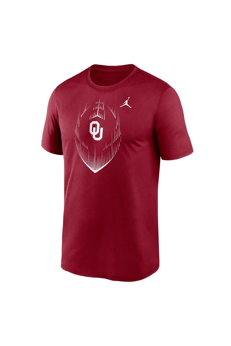 Men's Jordan Brand Crimson Oklahoma Sooners Primetime Legend Icon Performance T-Shirt, Alternate, color, Crimson