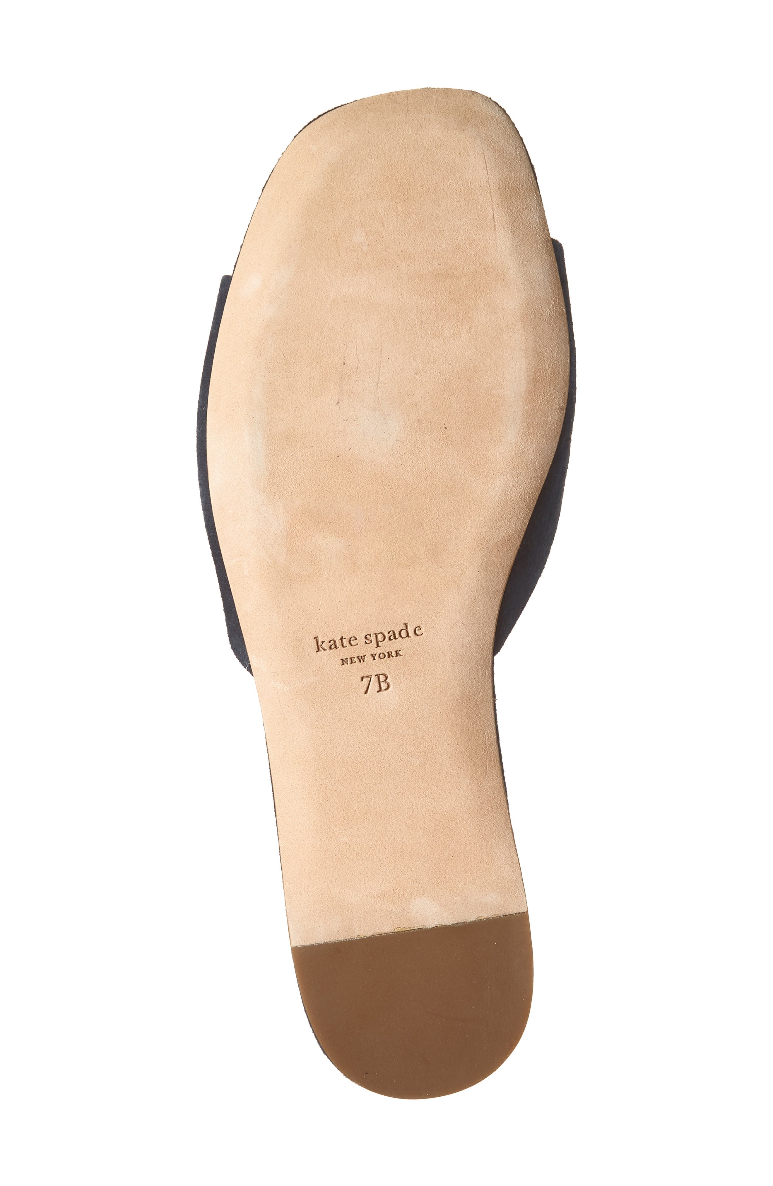 Kate Spade New York amour pom slide sandal, Alternate, color, Blazer Blue