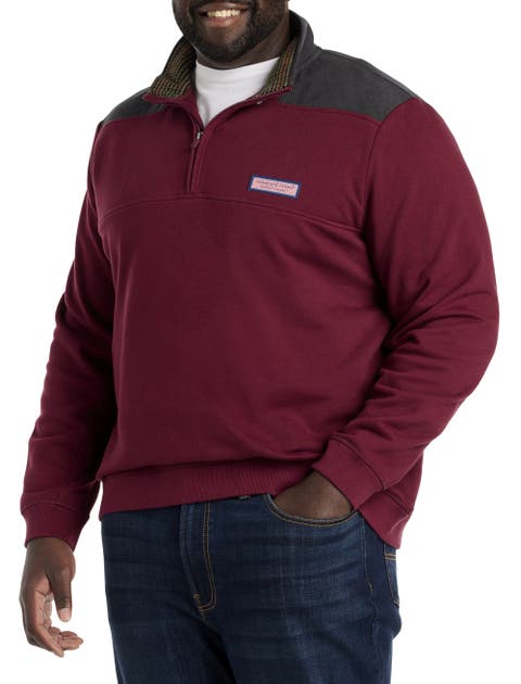 Big & Tall 1/4-Zip Professor Shep Shirt