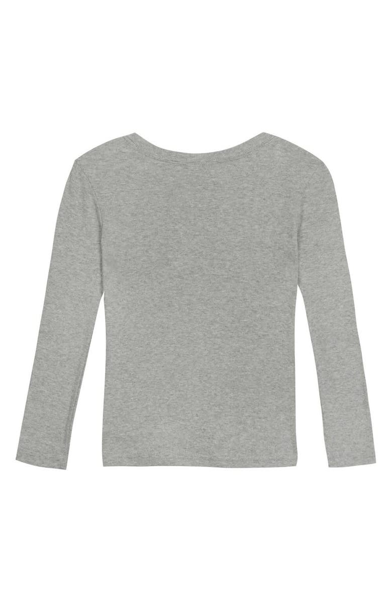 Outerstuff Preschool Heather Gray Kansas City Chiefs Long Sleeve T-Shirt and Pants Sleep Set, Alternate, color, 