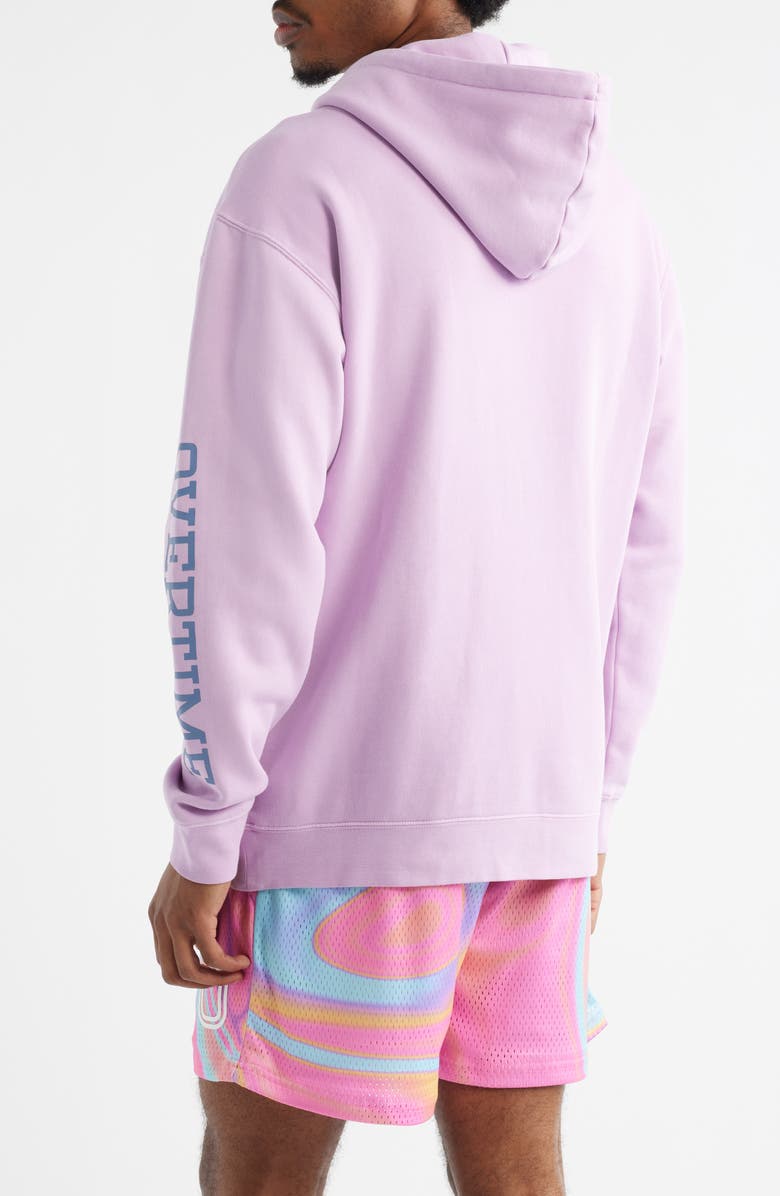 OVERTIME OT Classic Cotton Fleece Hoodie, Alternate, color, Purple