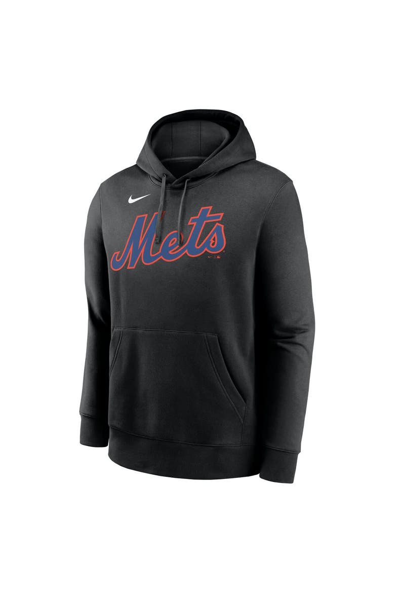 Men's Nike Juan Soto Black New York Mets Player Name & Number Club Fleece Pullover Hoodie, Alternate, color, Black
