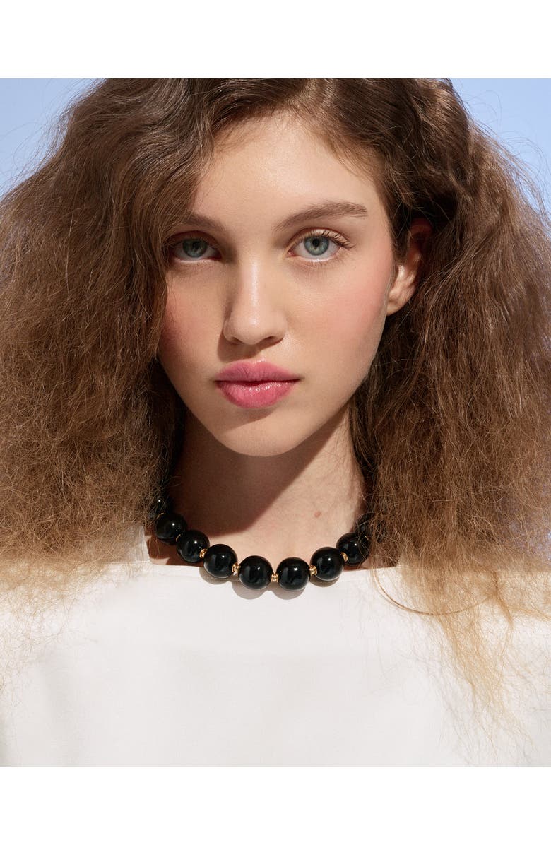 Saulė Label Siena Bold Necklace, Alternate, color, Raven