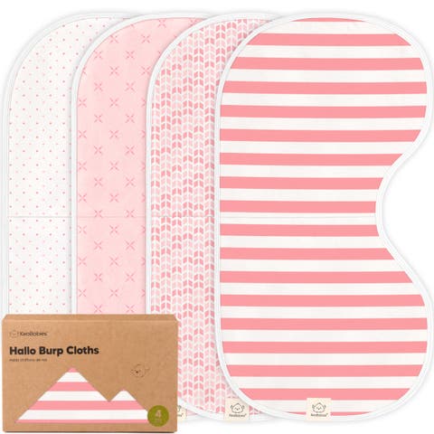 4-Pack Hallo Burp Cloths