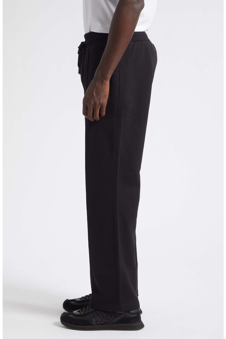 Logo Plate Pants, Alternate, color, NERO