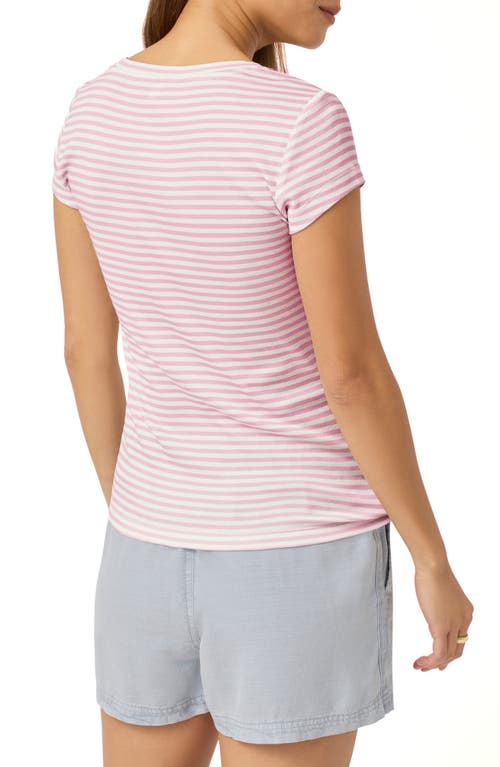 Splendid Faye Stripe V-neck T-shirt