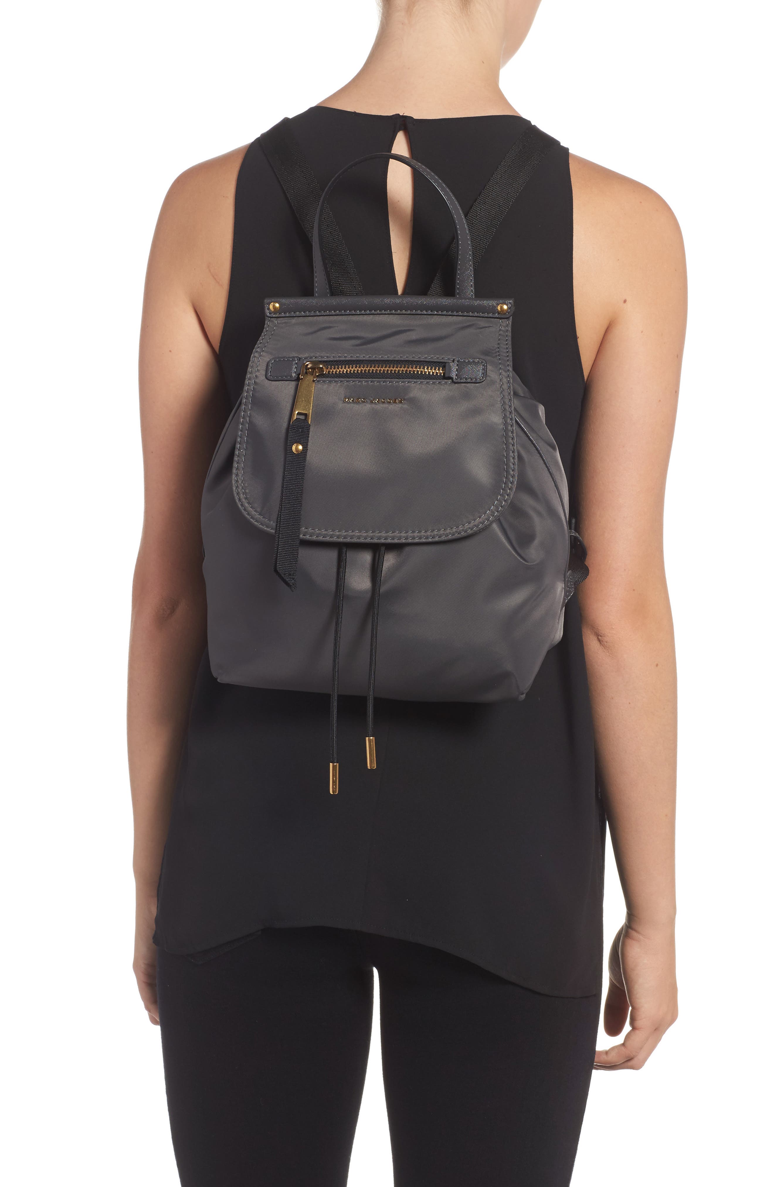 Marc Jacobs Trooper Nylon Backpack, Alternate, color, 