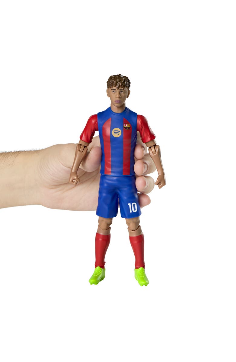 Banbo Toys SOCKERS FC Barcelona Lamine Yamal 8" Collectible Soccer Action Figure, Alternate, color, Blue