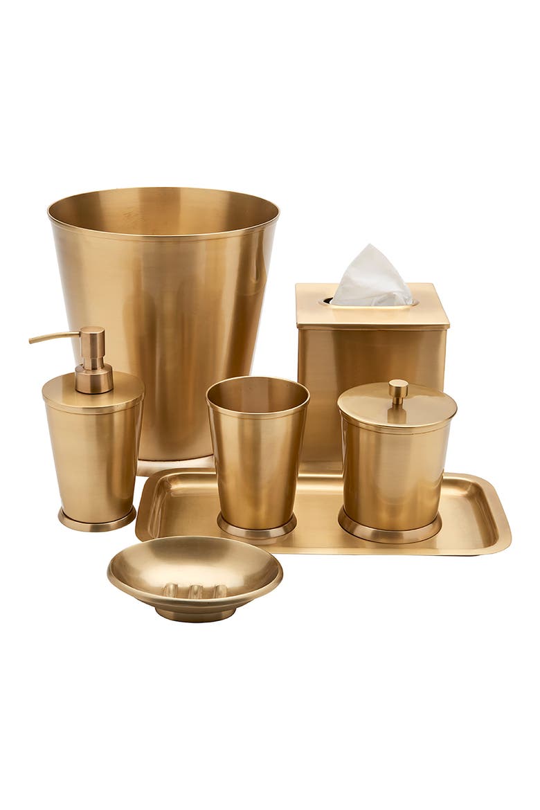 Studio Wallingford Brass Soap Dish, Alternate, color, MATTE BRASS