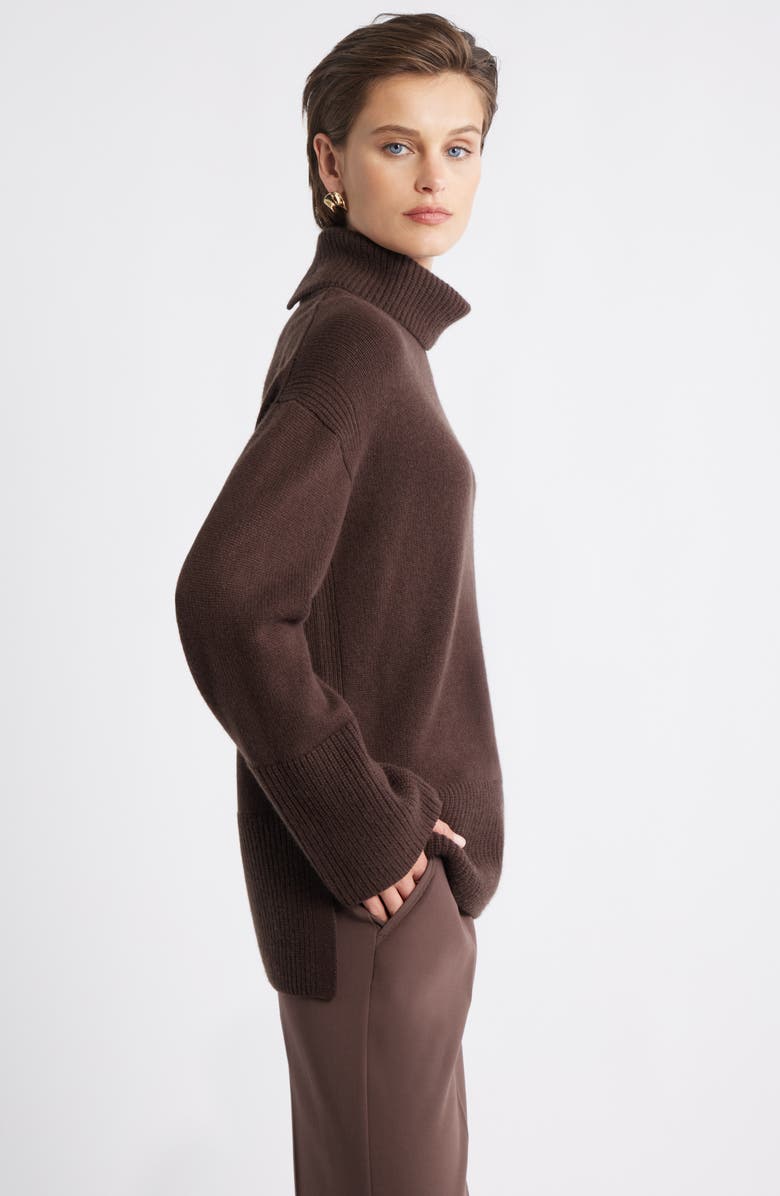 Wool & Cashmere Turtleneck Sweater