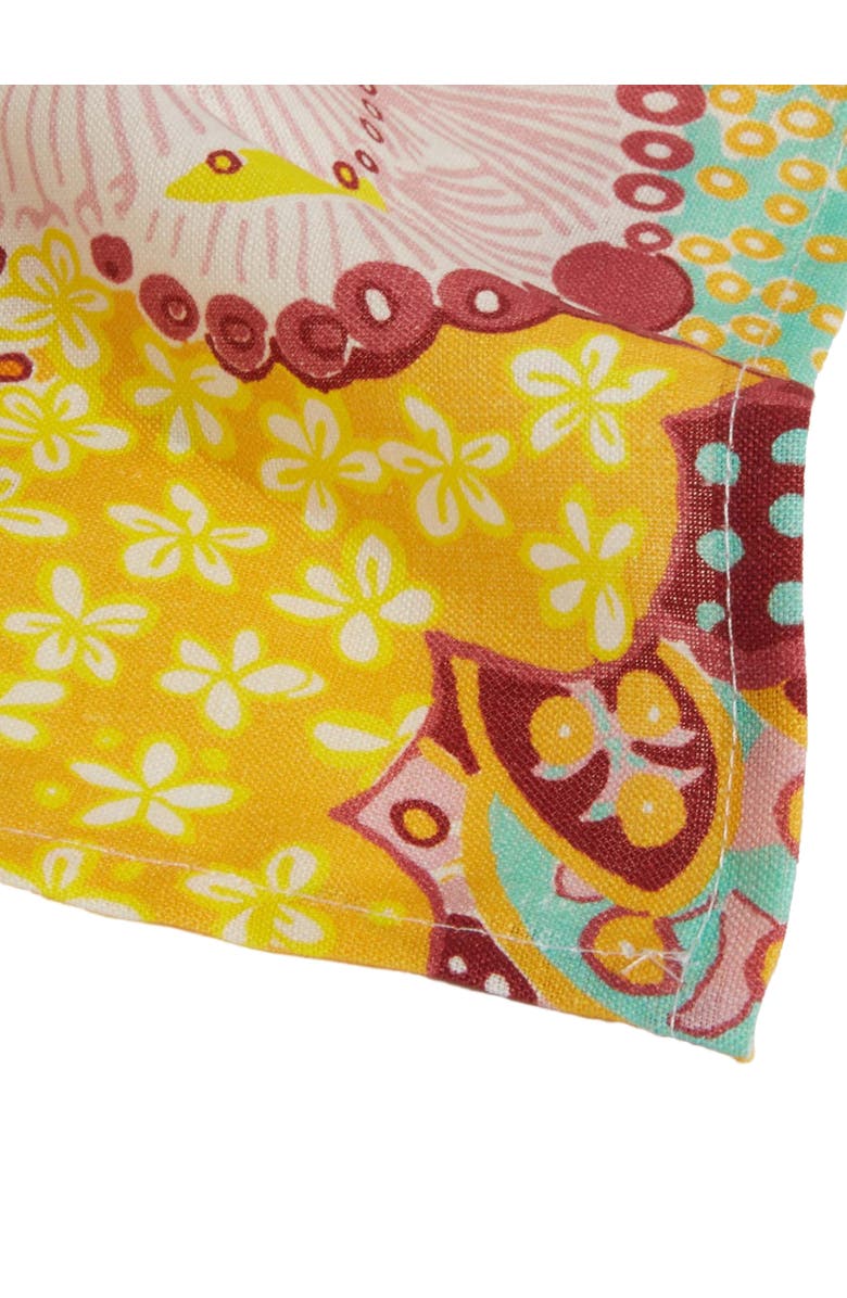 La DoubleJ Large Napkins Set Of 2 (45X45) Holi Pink, Alternate, color, Holi Pink