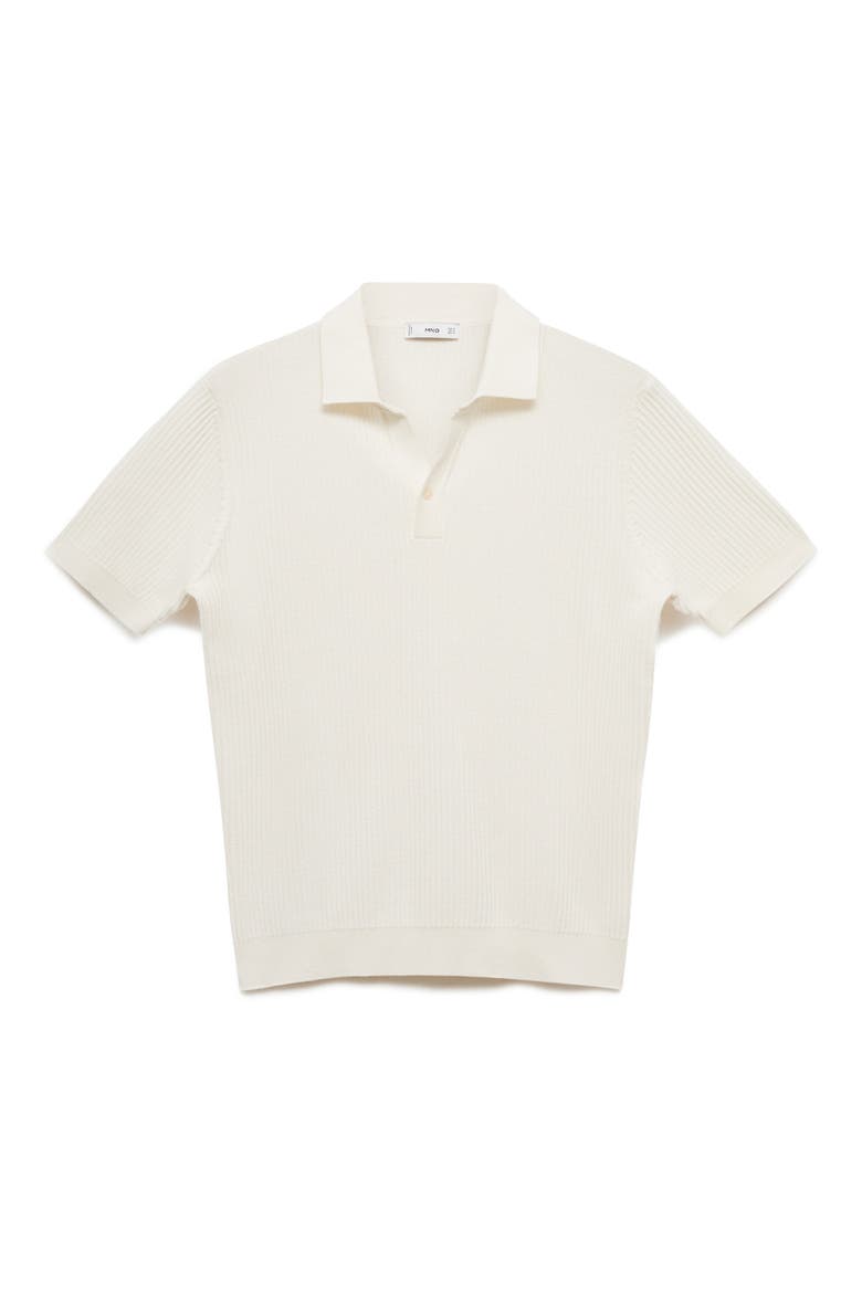 Cotton Rib Polo, Main, color, OFF WHITE