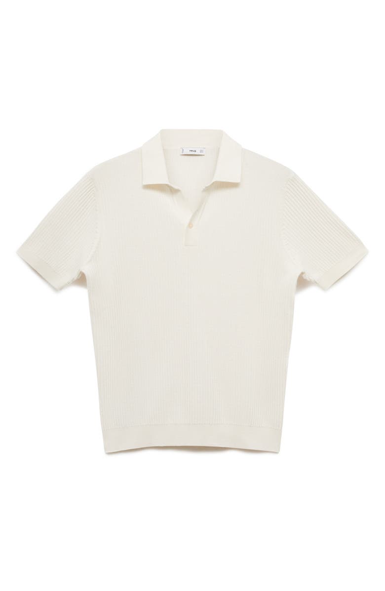 MANGO Cotton Rib Polo, Main, color, 