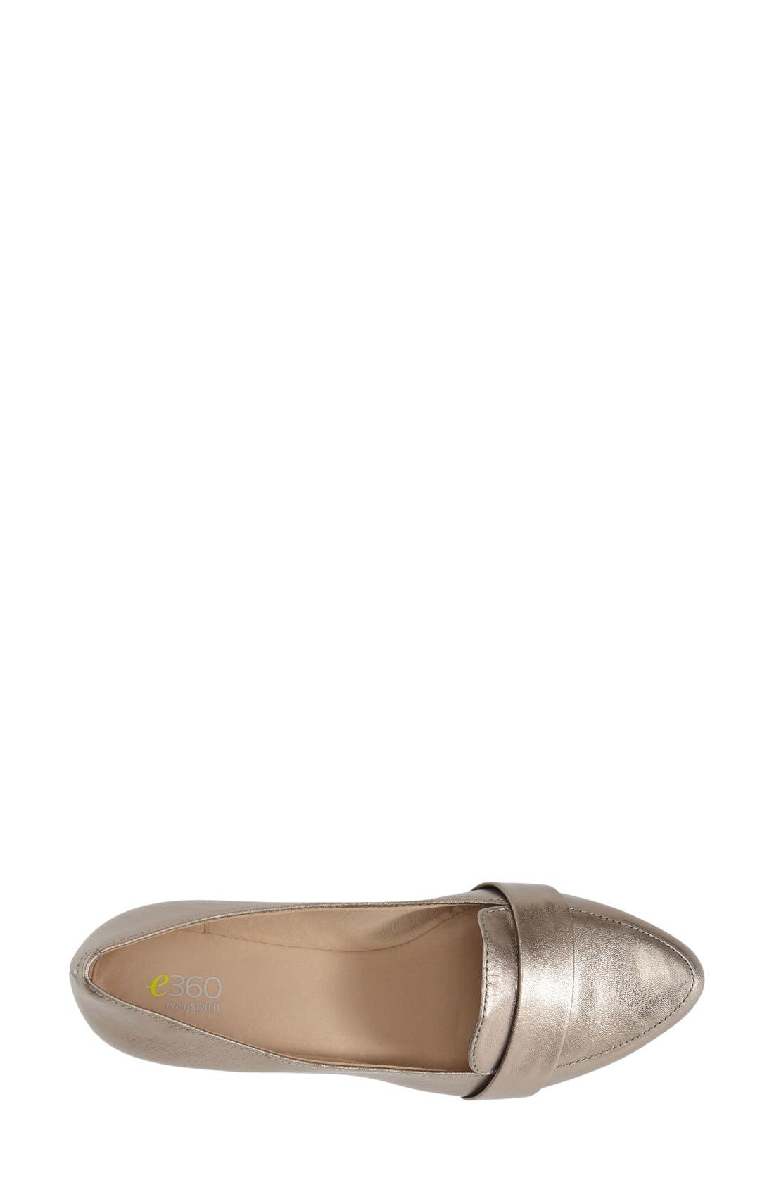 Easy Spirit 'Adalynn' Wedge Loafer, Alternate, color, PEWTER