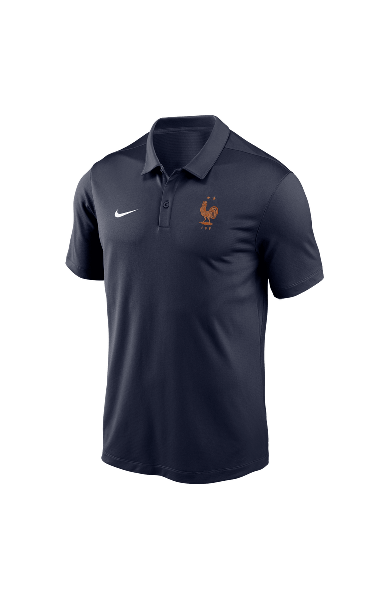 Nike Men's Nike Navy France National Team Victory Solid Dri-FIT Polo, Main, color, Navy