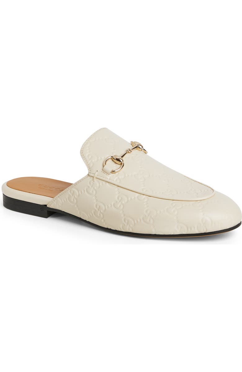 Gucci Princetown GG Embossed Loafer Mule, Main, color, Sand