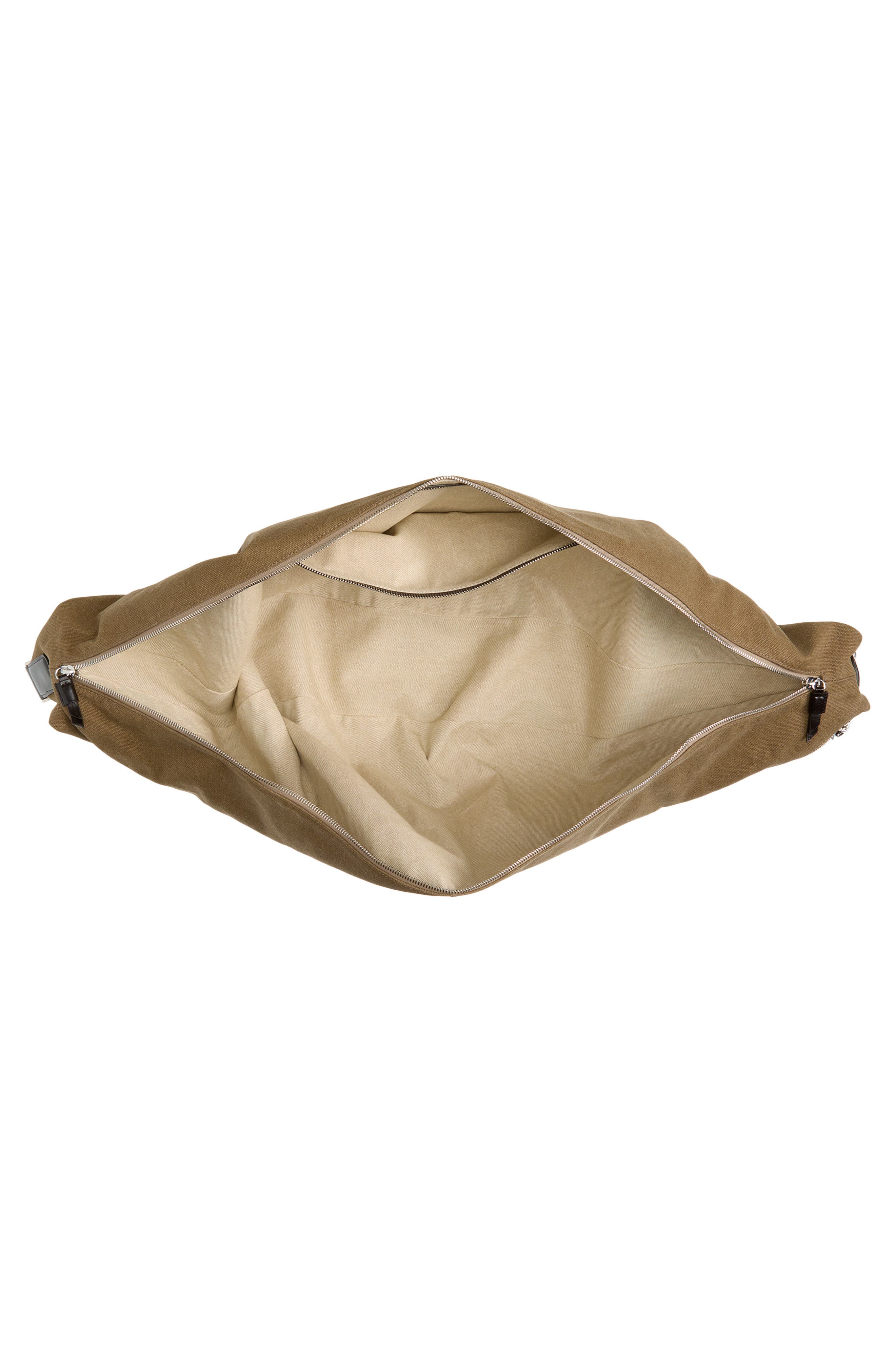 Lemaire XL Quiver Clip Canvas Bag, Alternate, color, Sisal