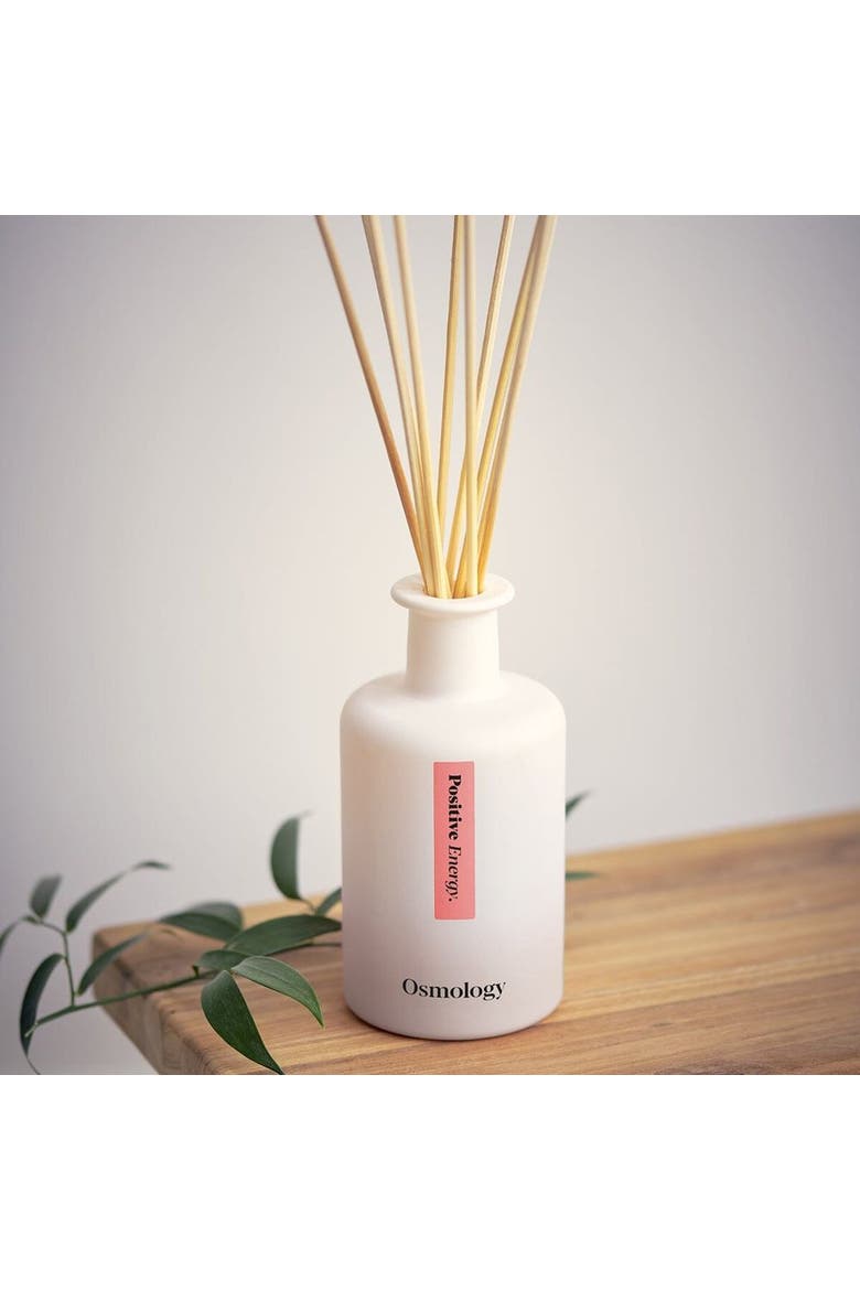 Positive Energy Reed Diffuser - Pink Grapefruit Vetiver and Mint, Alternate, color, white