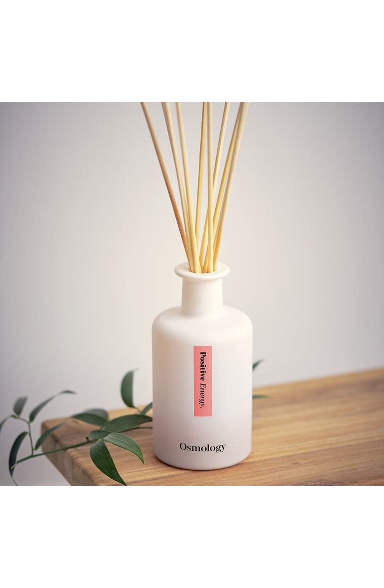 Osmology Positive Energy Reed Diffuser - Pink Grapefruit Vetiver and Mint, Alternate, color, White