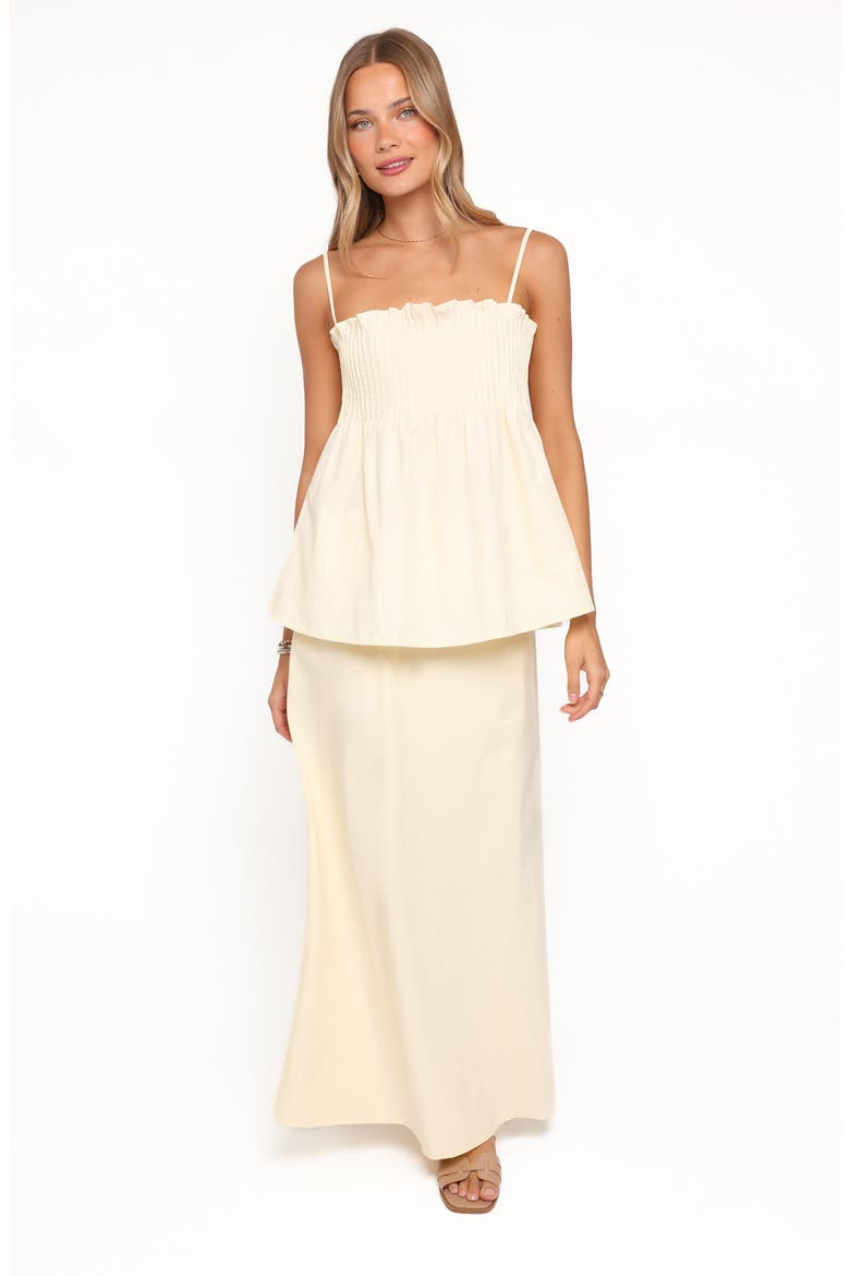 Carson Pintuck Sleeveless Top, Alternate, color, BUTTER YELLOW