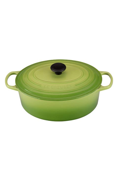 Signature Enameled Cast Iron Oval Dutch Oven
