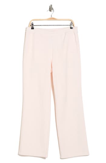 Calvin Klein Performance High Waist Relaxed Straight Leg Sweatpants In Neutral