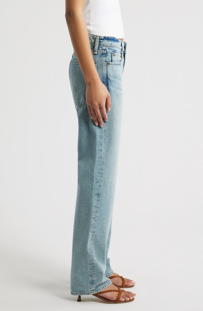 rag & bone Harlow Low Rise Straight Leg Jeans, Alternate, color, 
