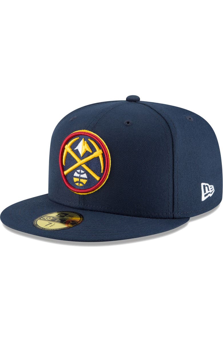 New Era Men's New Era Navy Denver Nuggets Team 59FIFTY Fitted Hat, Alternate, color, Navy