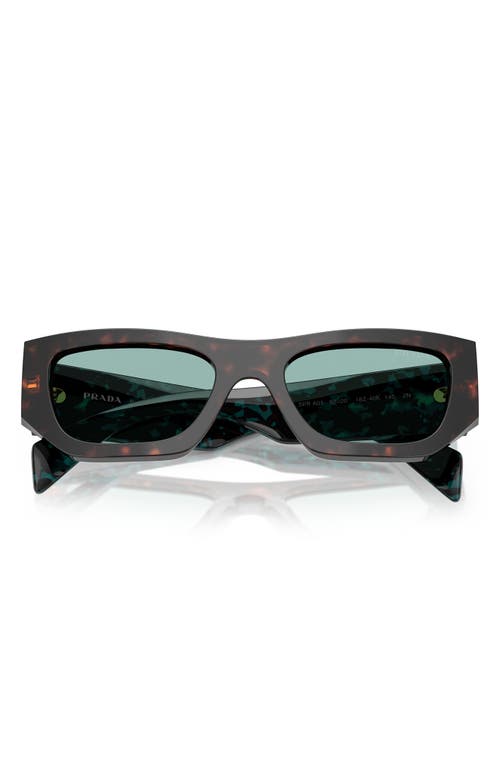 Prada 53mm Pillow Sunglasses In Green