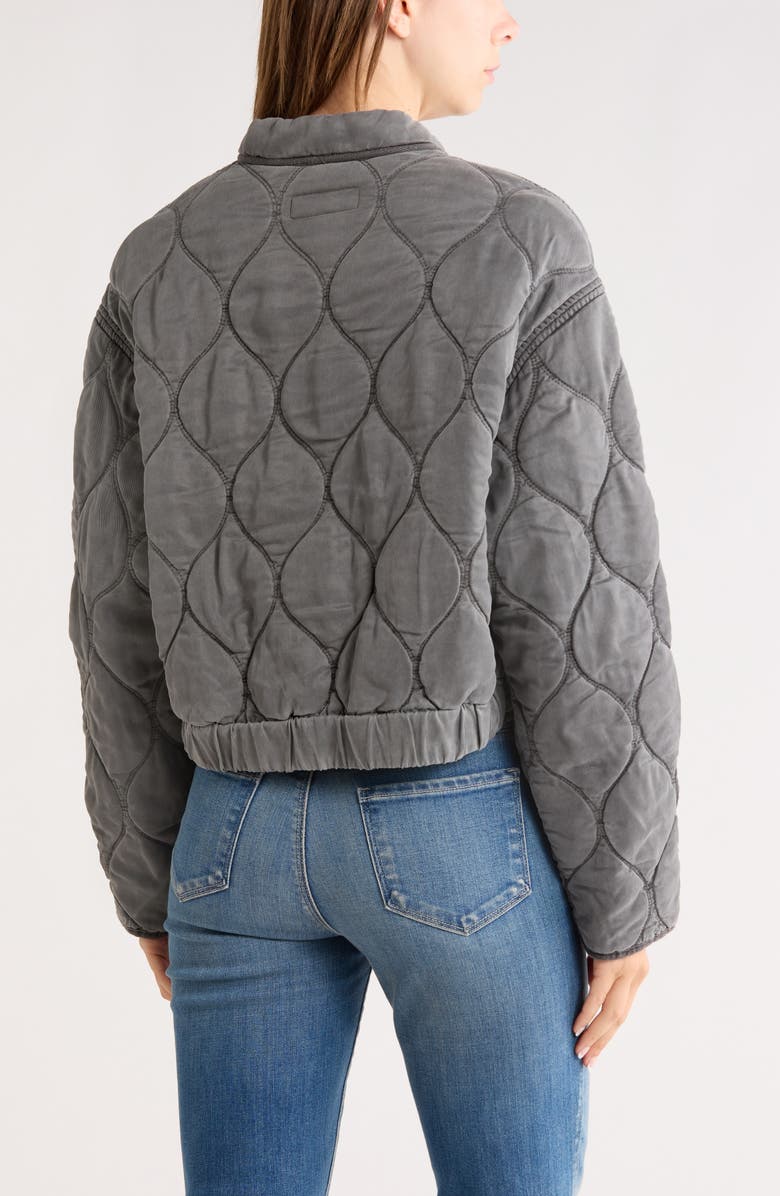 BLANKNYC Quilted Bomber Jacket, Alternate, color, Unwind