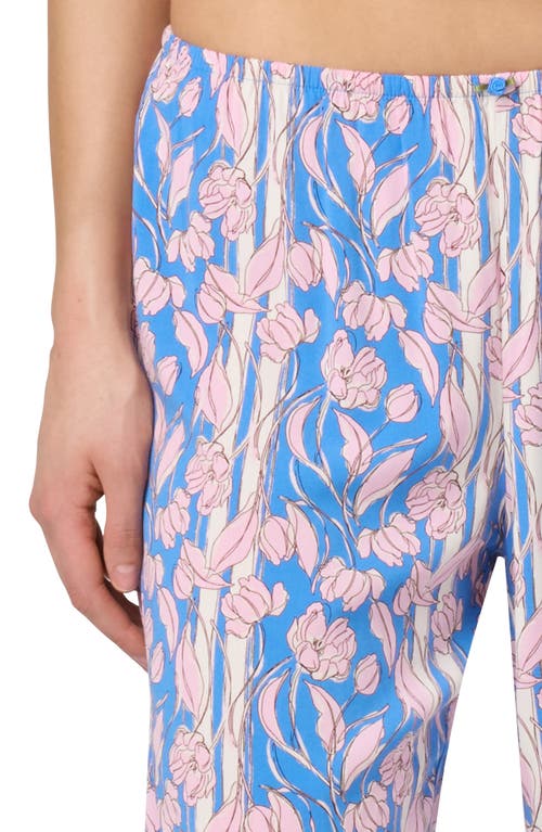 Florence By Mills Relaxed Fit Pajama Pants In Purple