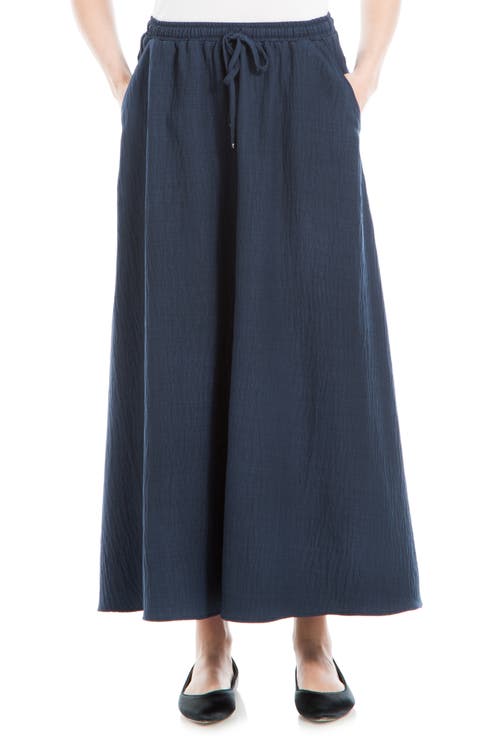 Textured Crop Maxi Skirt