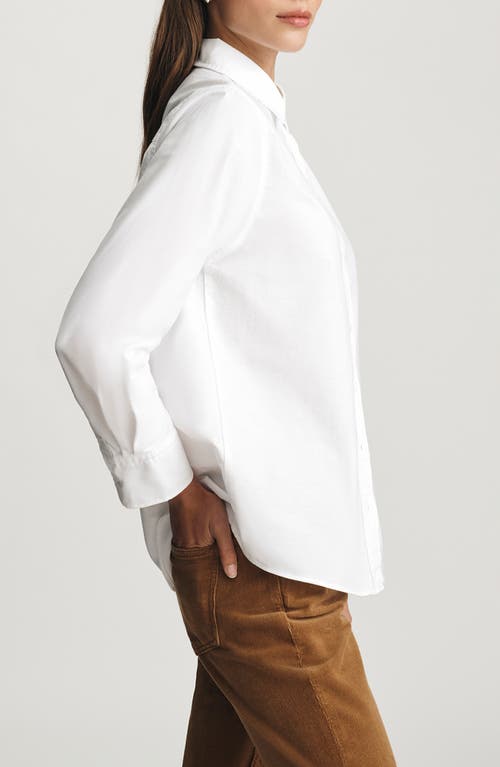 Mavi Jeans Slim Fit Cotton Button-up Shirt In White