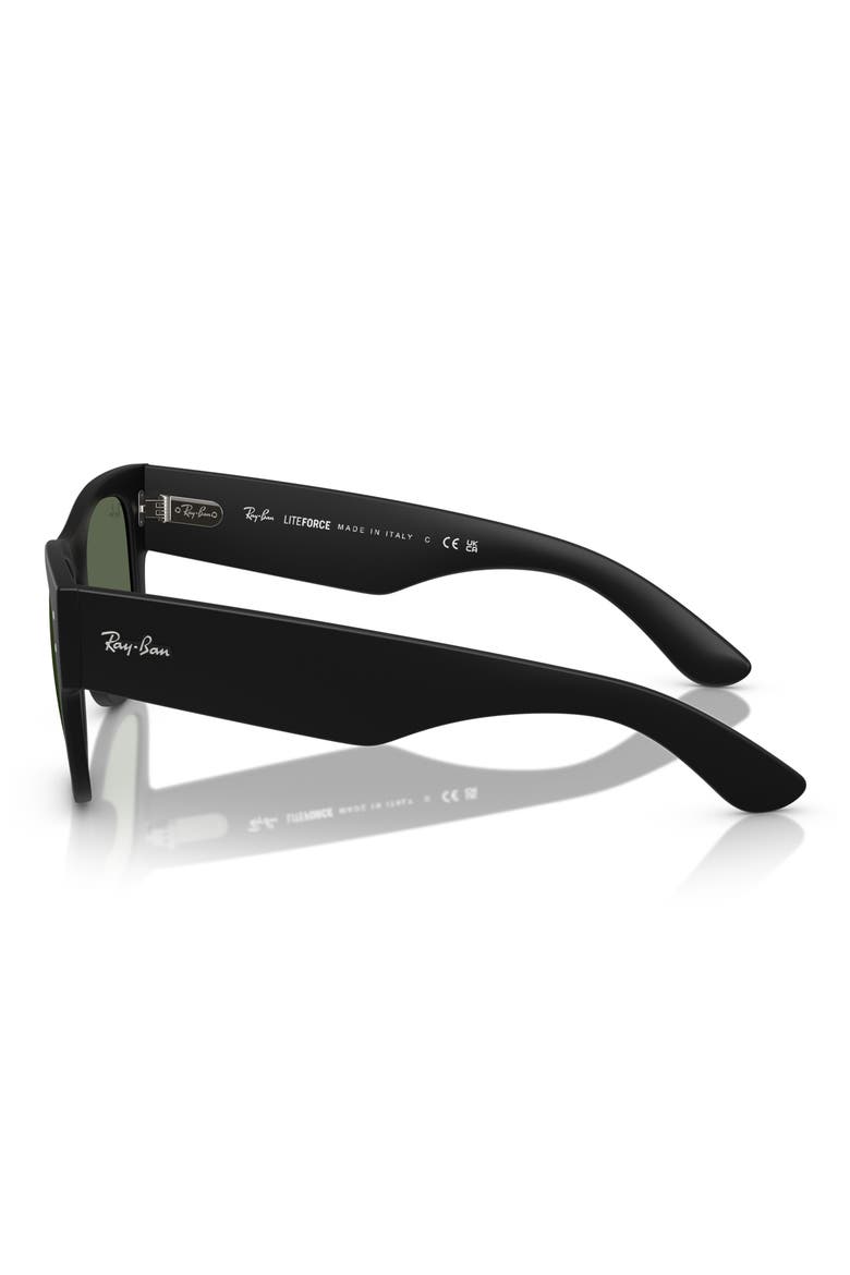 Mega Wayfarer Liteforce 52mm Square Sunglasses, Alternate, color, SAND BLACK