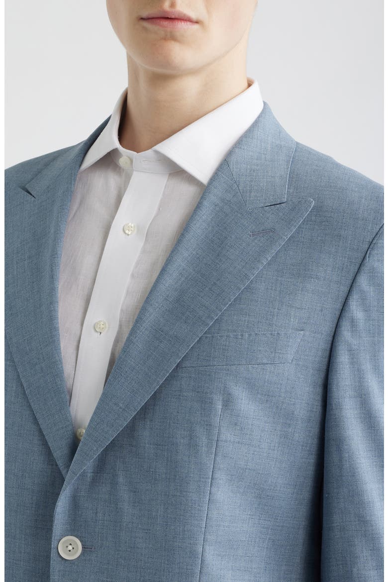 Hutson Wool Blend Jacket, Alternate, color, OPEN BLUE