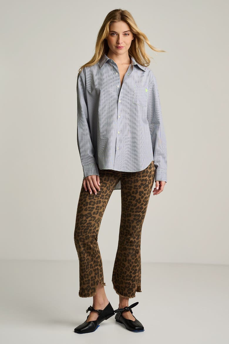 Stripe It To Me Button-Up Shirt, Alternate, color, Black White Stripe